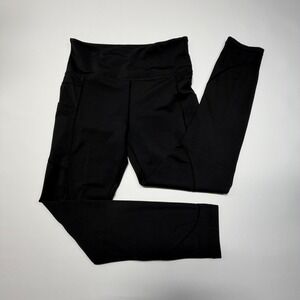 Zyia Active Black Pocket Leggings 6–8 High Rise Compression